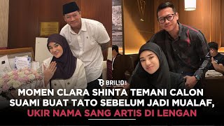 Momen Clara Shinta Temani Calon Suami Buat Tato Sebelum Jadi Mualaf, Ukir Nama Sang Artis Di Lengan