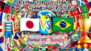 Spike masters volleyball🏐 World Championship 2024🌏 [ Japan🇯🇵 vs Brazil 🇧🇷 ] screenshot 5