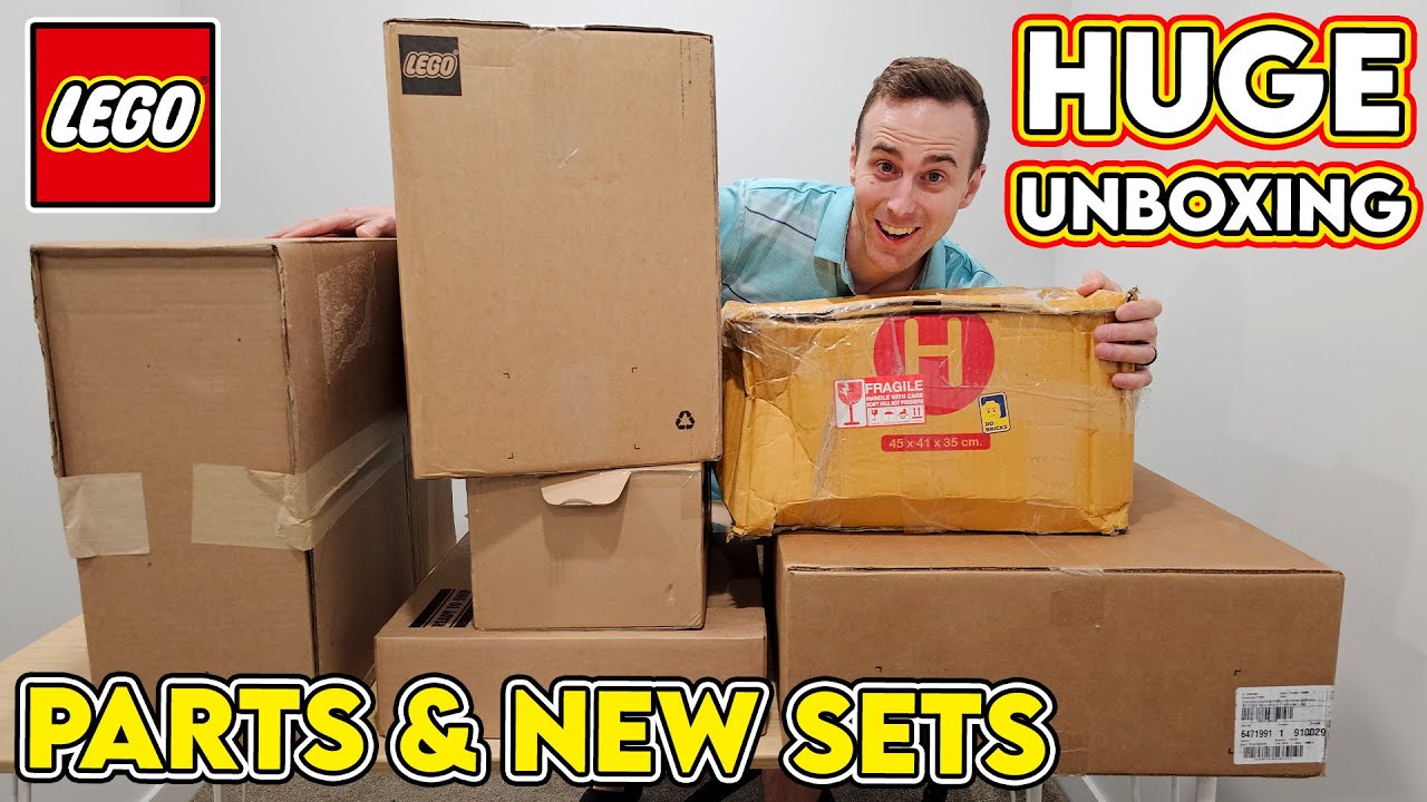 MASS LEGO Parts & NEW Sets UNBOXED