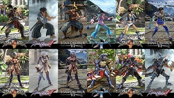 Evolution of Soul Calibur Characters - 1996 to 2018