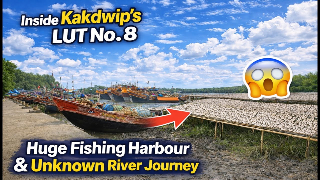 Kakdwip LUT No. 8 Tour | Famous Fishing Harbour of South 24 Parganas#bengalitravelvlog #onedaytrip