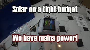 Complete solar build on a tight budget. Part 4 - We have 230V mains power from LiFePO4!