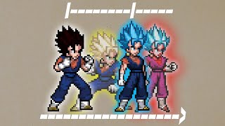Mugen - All Vegito Transformation Animation