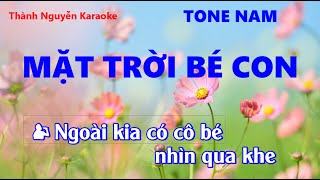 Mặt trời bé con Karaoke Tone Nam (Dbm) Phối mới CHUYÊN NGHIỆP, CỰC HAY, DỄ HÁT