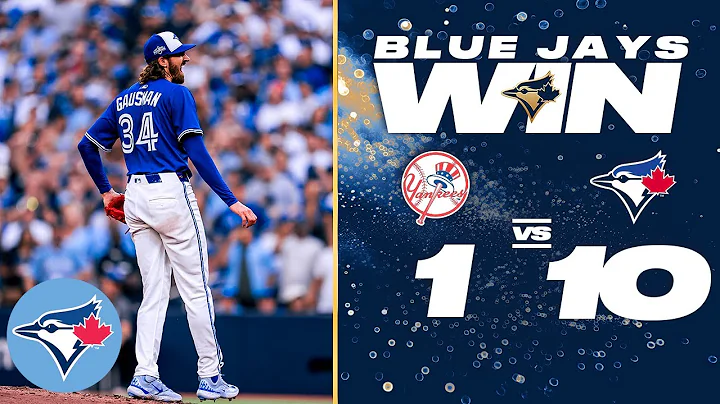 Blue Jays score early and often in front of RAUCOUS Rogers Centre crowd, take ALDS lead!