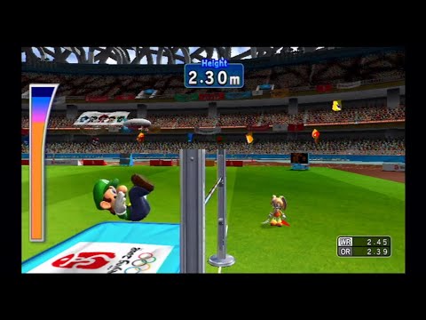 Mario Sonic At The Olympic Games Planet Circuit Luigi Playthrough