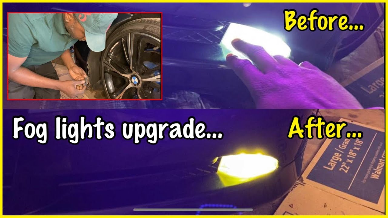 UPGRADE LED FOG LIGHT BULBS ON MY E90 BMW 325I