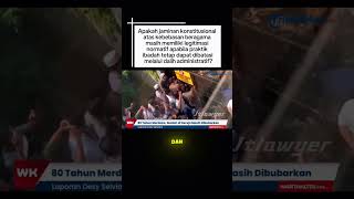 Apakah jaminan konstitusional atas kebebasan beragama masih memiliki legitimasi normatif…