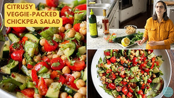 Easy Flavor packed insanely delicious Salad you’ll make every Summer!| BALELA CHICKPEA SALAD