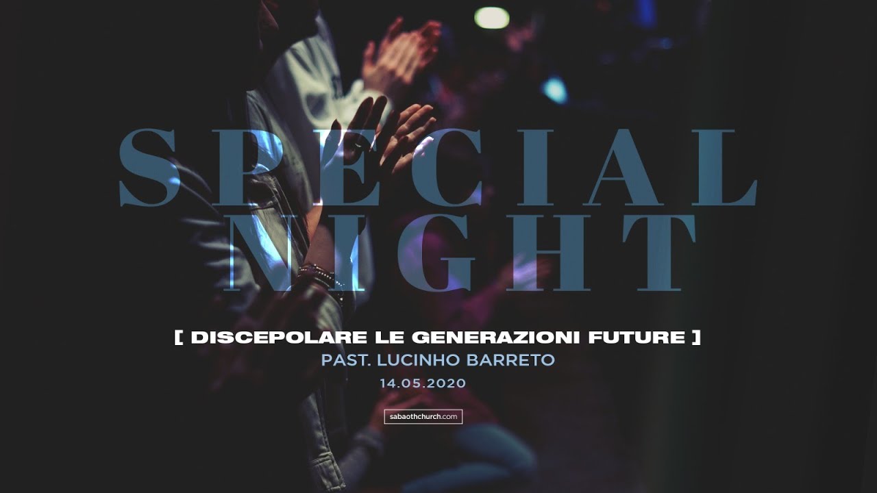 SPECIAL NIGHT @ Milano | DISCEPOLARE LE FUTURE GENERAZIONI - Past.  Lucinho Barreto | 24.05.2020