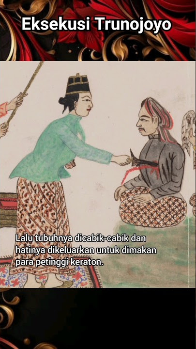 Trunojoyo Raden Madura against Amangkurat II King of Mataram #shorts