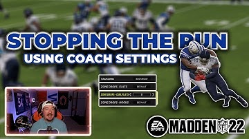 Stop the Run Using Coach Adjustments in Madden 22!