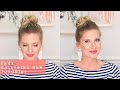 How to do an Easy Ballerina Bun | Top Knot Tutorial