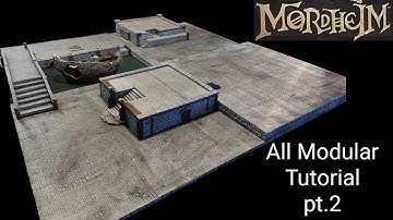 MORDHEIM PROJECT Modular Table! Terrain Tutorial:  Part 2.