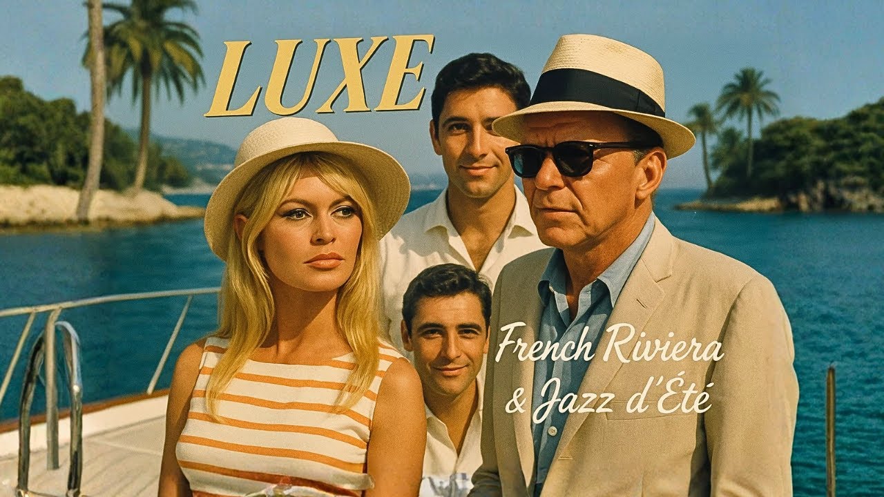French Riviera Luxe | Chanson Française & Jazz d'Été | Inspiré de Distel, Bardot, Sinatra