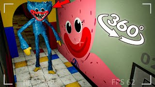 360° VR Hidden CAMERA found Huggy Wuggy in Poppy Playtime