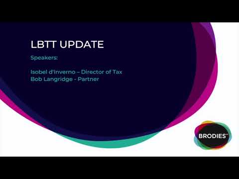 LBTT update