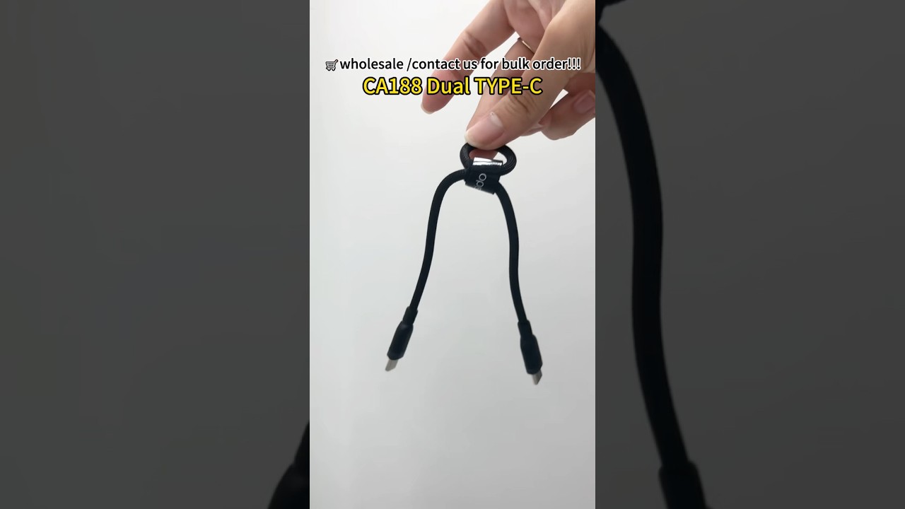 Yesido 30CM USB-C to USB-C Cable 60W Fast Charging