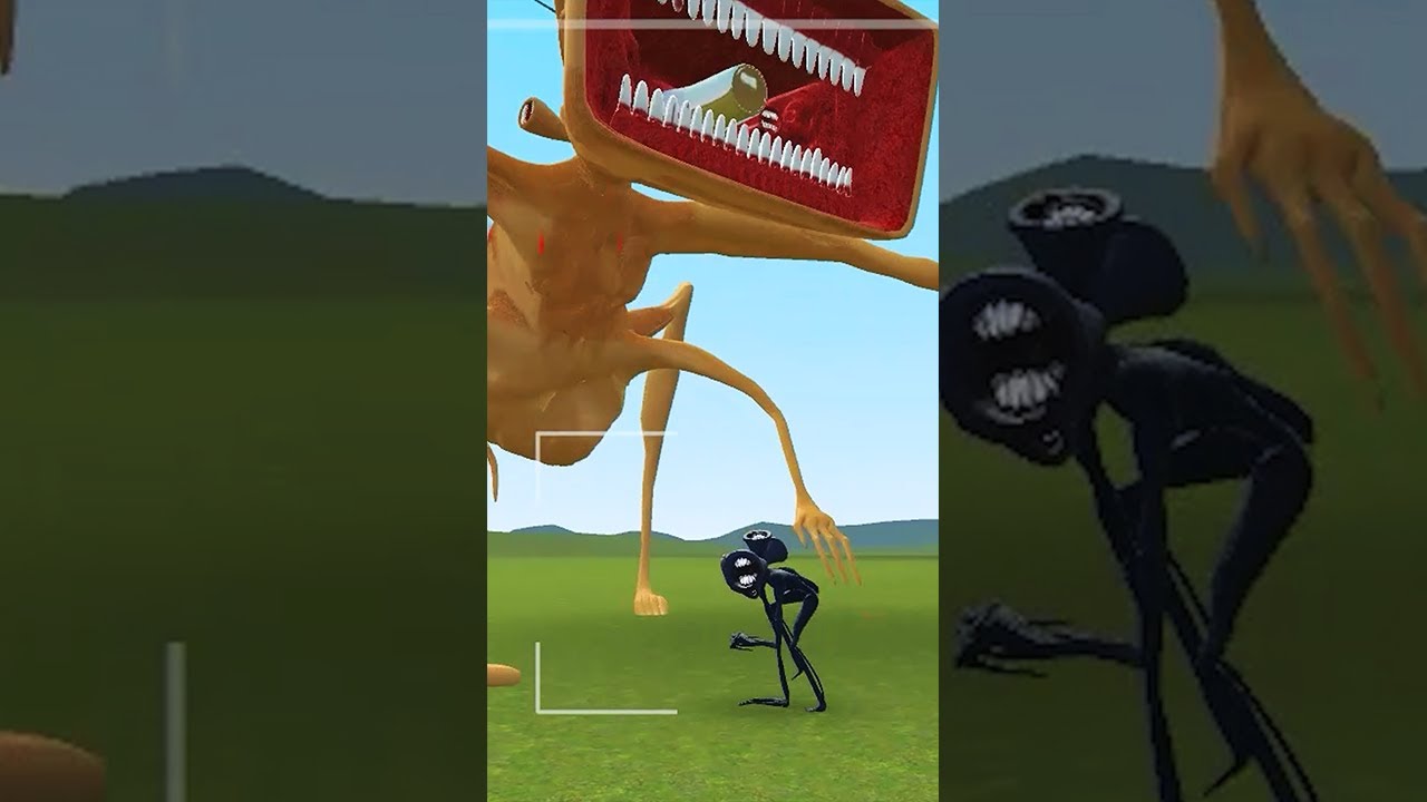 MEGAHORN VS DARK SIREN HEAD 😱 (Gmod) 