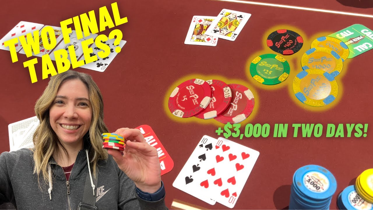 A Poker Pro Makes 3,000 On Two Final Tables! A Tournament Grind In