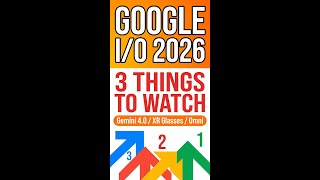 AI News Top 3 | Special · 3-Point Guide for Tomorrow's Google I/O