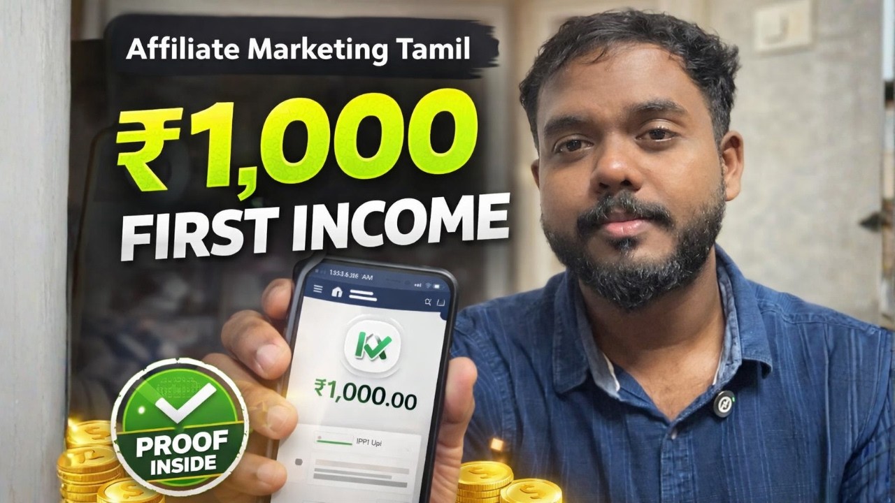 Affiliate Marketing Tamil | First ₹1,000 Earn Pannradhu Epdi?