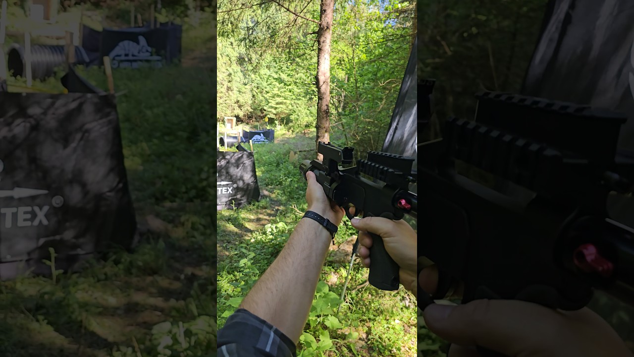 Having some fun with a grenade launcher