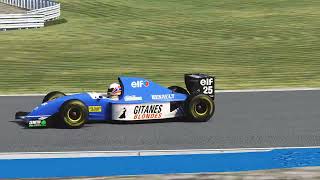 F1 1993 Ligier Rneault Shakedown Pre-Test Season Jerez Assetto Corsa MOD