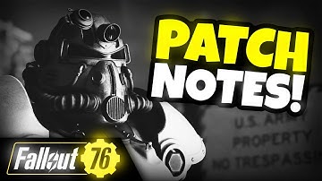 Fallout 76 PATCH NOTES: 23 September 2025. Is That for Real?