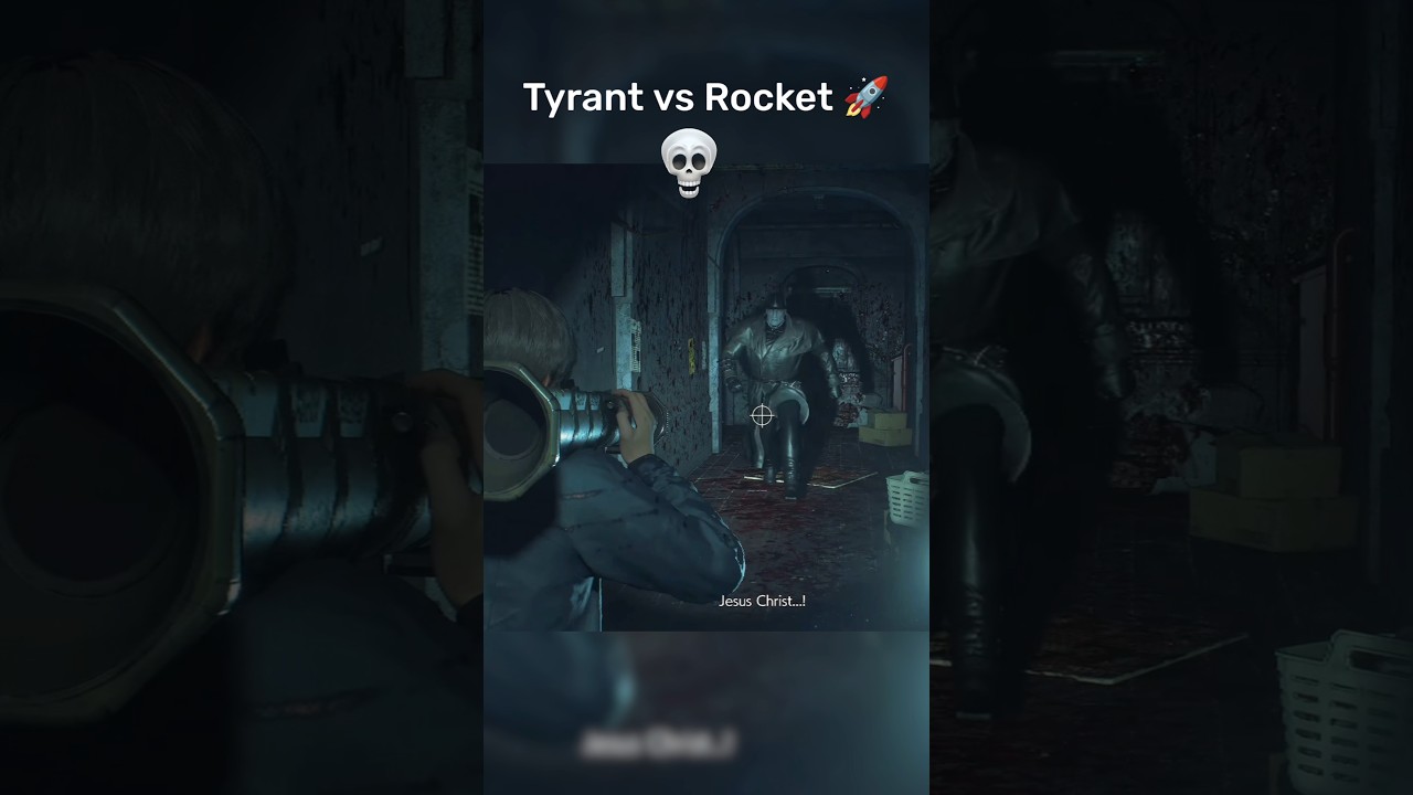 Tyrant vs Nemesis vs Wesker Stopping Rocket in Resident Evil 😂🚀