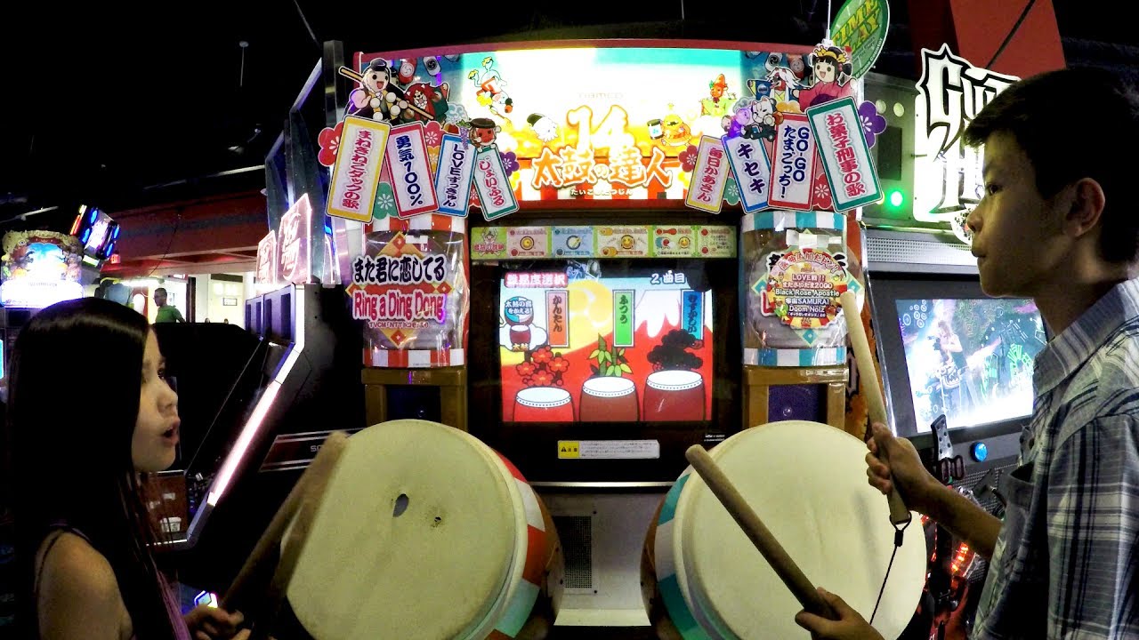 Japanese Arcade Game Wadaiko Taiko No Tatsujin Drumming Master! ゲームセンター