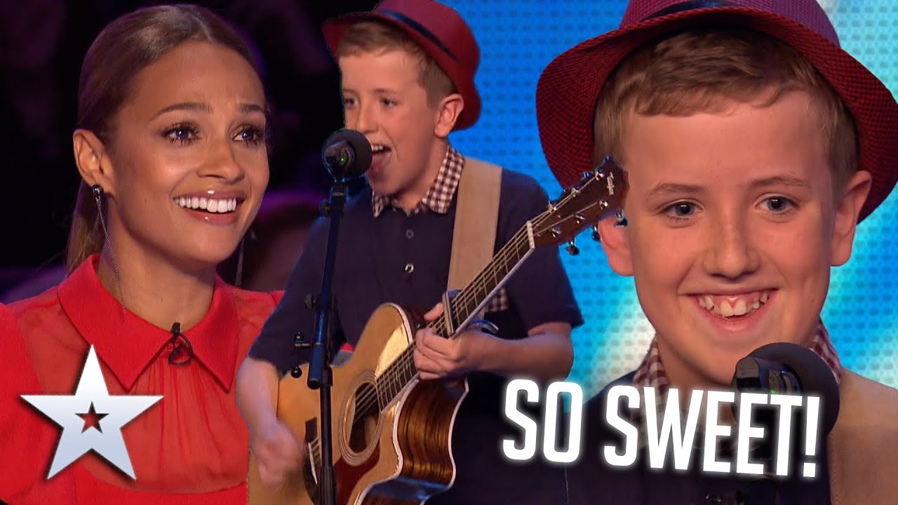12 year old writes CUTE LOVE SONG for his SECRET CRUSH  Audition  BGT Series 9