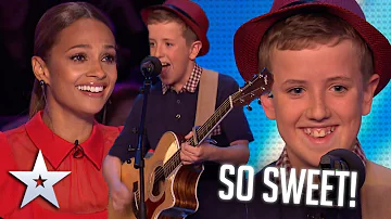 12-year-old writes CUTE LOVE SONG for his SECRET CRUSH! | Audition | BGT Series 9