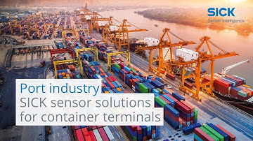 Port industry: Sensor solutions for container terminals | SICK AG