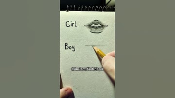 How to draw Different Lips Tutorial✏️ #drawing #tutorial #howtodraw #lips #art