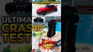 Supra MK4 Hypercar vs. Ramp: Who Flew Better? 🏎️💨 #short #beamngdrive