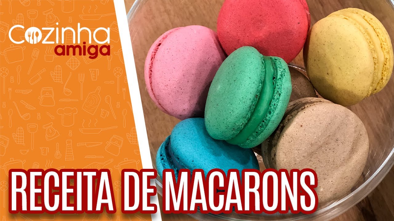 Macarons - Flávio Duarte | Cozinha Amiga (12/08/21)