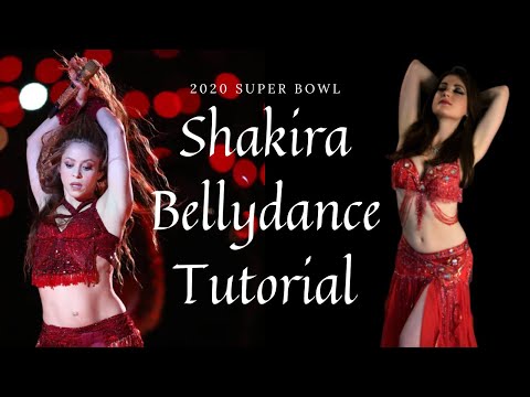 Shakira Bellydance Tutorial from 2020 Super Bowl