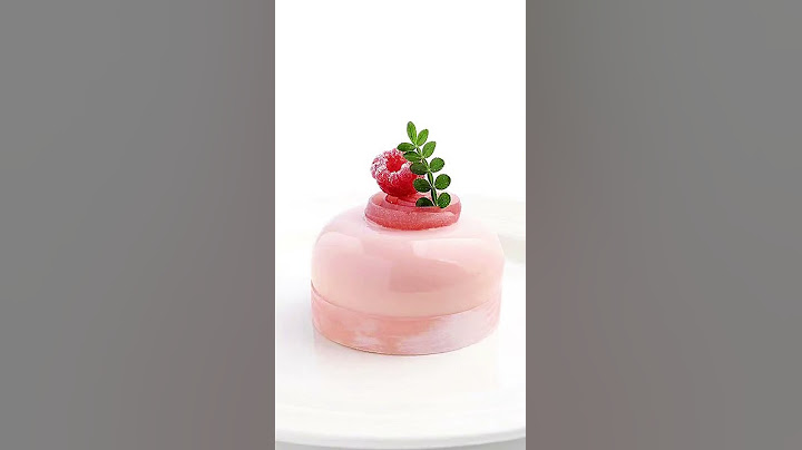 🌿 Lovely Raspberry Mousse Entremet Silky Smooth - Easy Dessert Decoration Tutorial | Sweet Planet