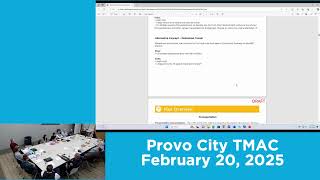 Provo City TMAC | February 20, 2025
