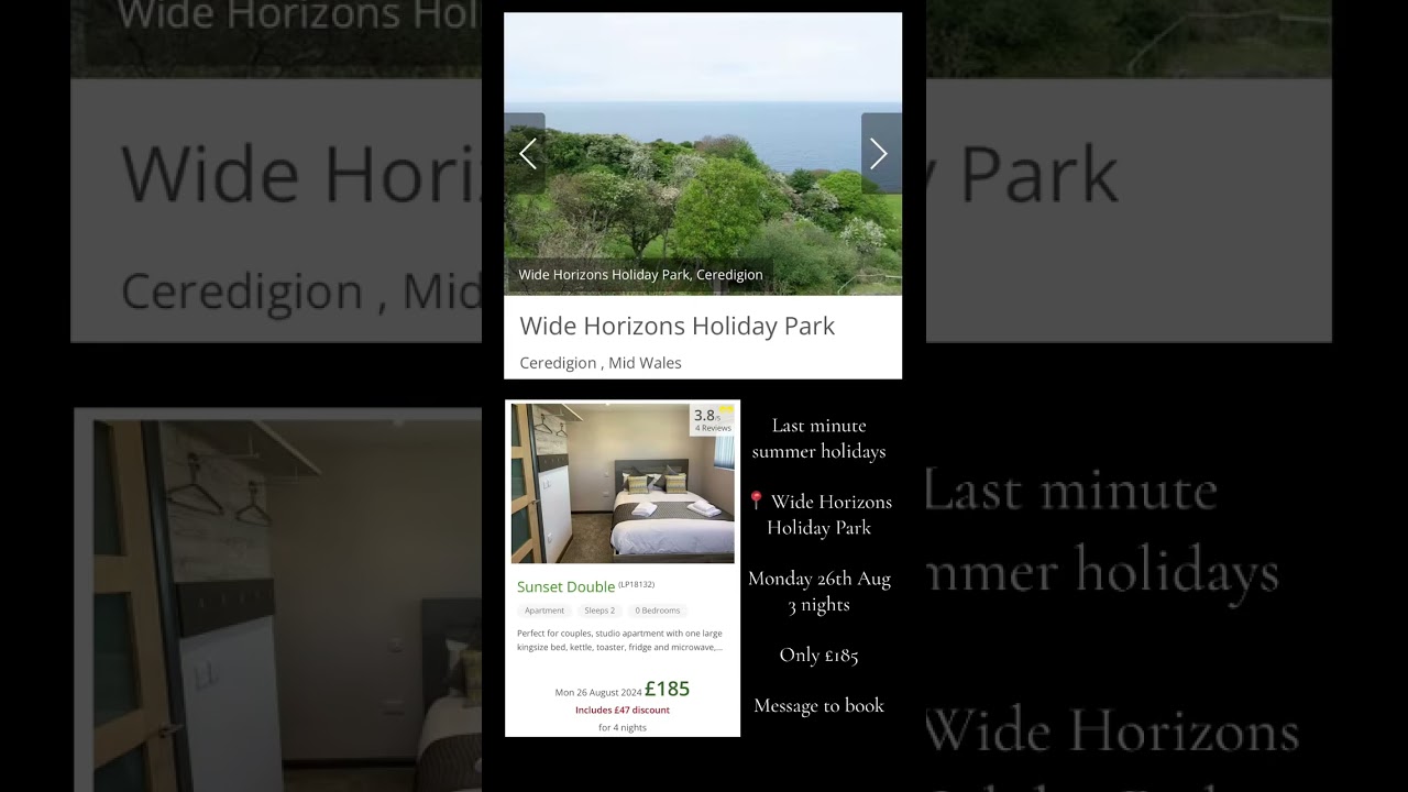 Last Minute Escape: Relax by the Sea 