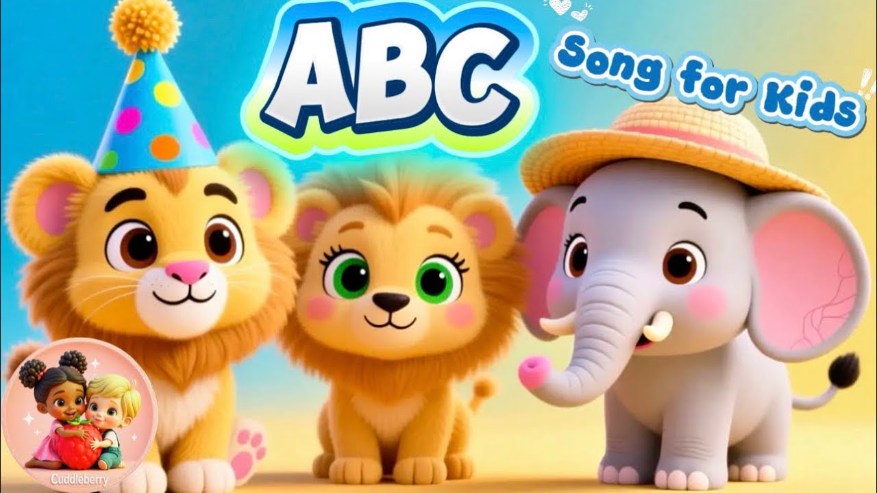 ABC Animal Song for Toddlers 🐶🐘 | Learn the Alphabet A–Z with Cute ...
