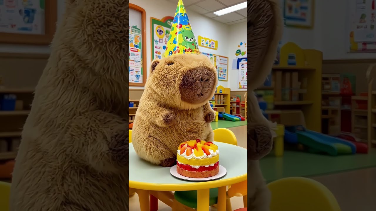 Guess Who Came To Celebrate Capybara S Birthday Today Happybirthday Minions Cute