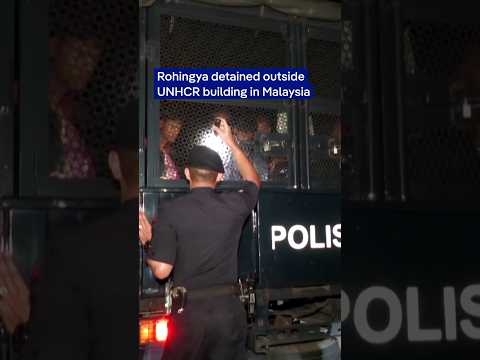 Rohingya detained outside UNHCR building in Malaysia | DW News