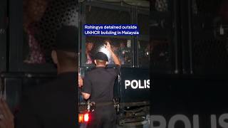 Rohingya detained outside UNHCR building in Malaysia | DW News