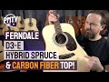 Ferndale D3-E Dreadnought - An Affordable Electro Acoustic Guitar With A Spruce & Carbon Fibre Top?!