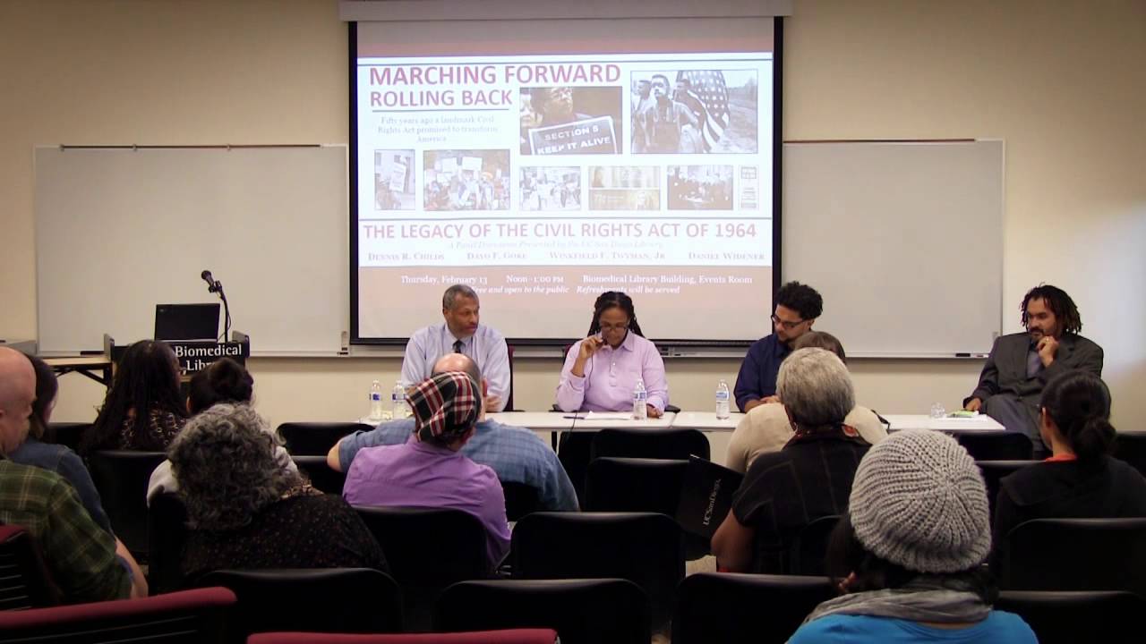 Marching Forward/Rolling Back: The Legacy of the Civil Rights Act of 1964 uc san diego library jobs