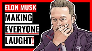 Famous Elon Musk Accidentally Reveals His "FUNNY HACK" In a Presentation Profile