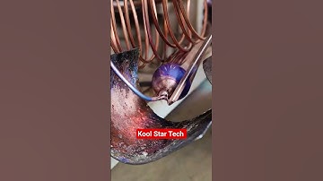 Copper Filter drier Brazing. #fridge #refrigeration #hvac #airconditioner #youtubeshorts #shortsfeed