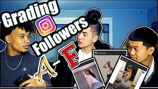 Grading Instagram Followers A - F | GETS WILD 😳